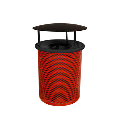 30 Gallon Ash Trash Lid Covered Outdoor Waste Container MF3006