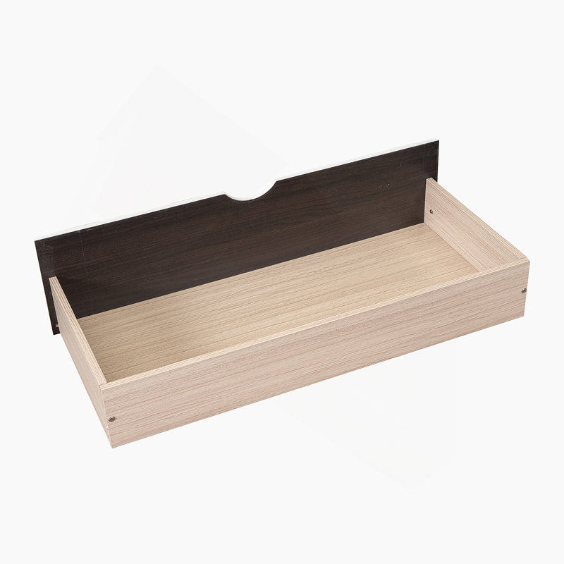 Daybed Wood Bed with Two Drawers, Twin, White