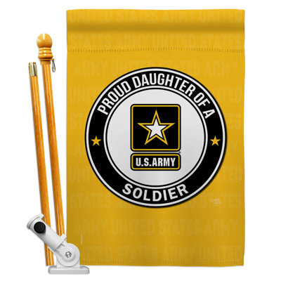 Ensemble de drapeaux en polyester 2 côtés 40 x 28 po