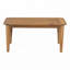 Table basse de patio avec plateau en bois, 4 pieds