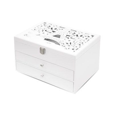 Wood Jewelery Box + Drawers