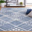 Tapis lavable Blair 228 bleu / ivoire-660087238