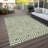 Washable Geometric Indoor / Outdoor Rug-1603441087