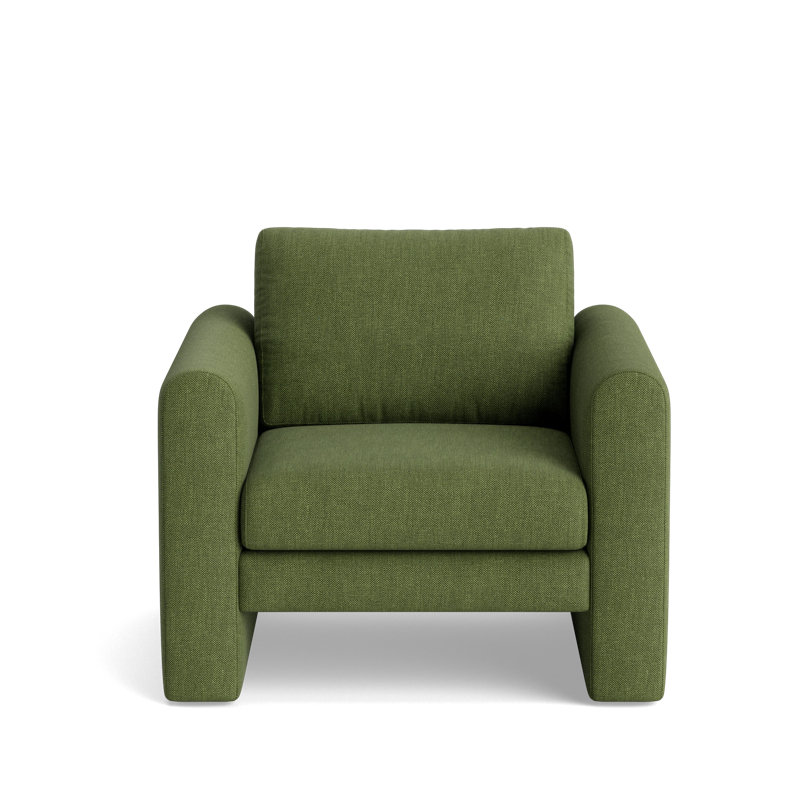 Knox Accent Chair, Performance Weave - Basil