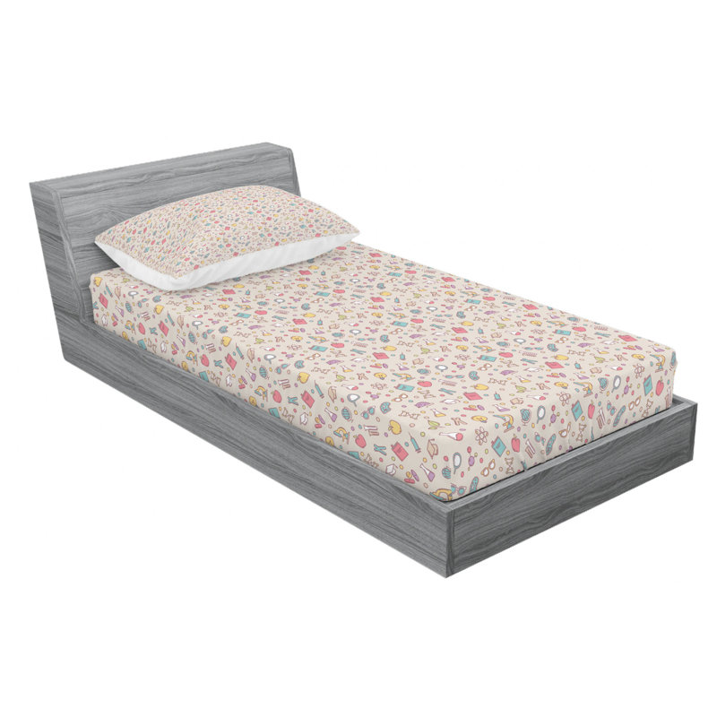 Microfiber Sheet Set, Twin Sheet Set with Fitted Sheet