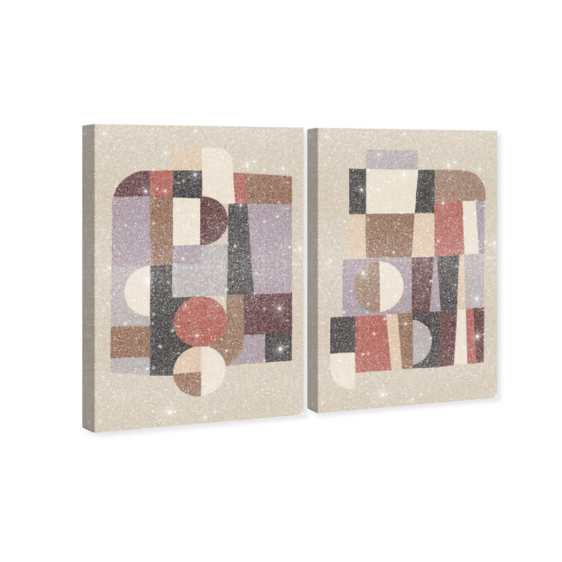Berry Deco Set Set by Oliver Gal, 54" H x 36" W, Gallery Wrapped