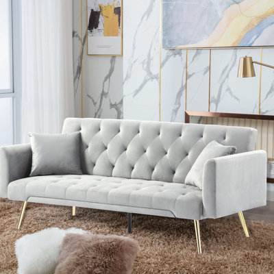 Modern Style 71.65‘’ Upholstered  Sleeper Sofa
