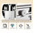 56-60" W x 76" H Double Sliding Frame Shower Door with 1/4"（6mm） Clear Tempered Glass, Chrome-119282912-129224098