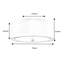Deontee 13'' W 3-Light Dimmable Flush Mount
