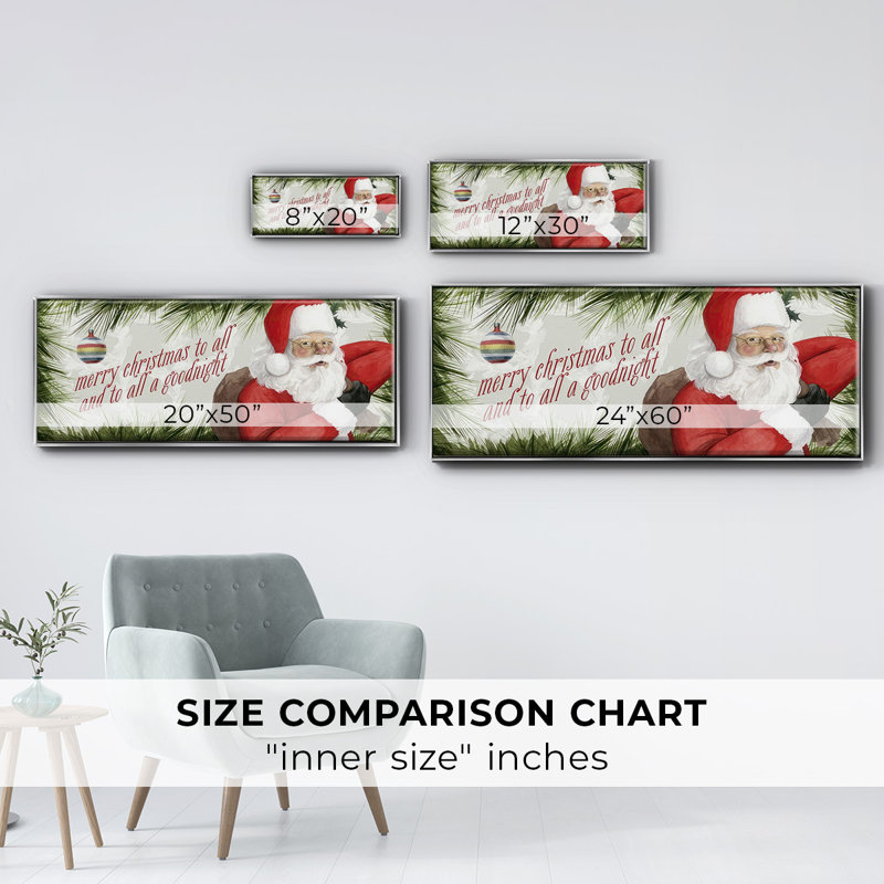 Arose Such a Clatter Collection D- Framed Canvas, 8" H x 20" W