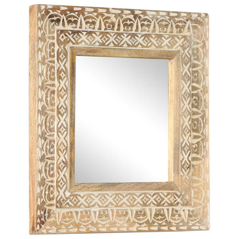 Charbonneau Wood Flat Wall Mirror