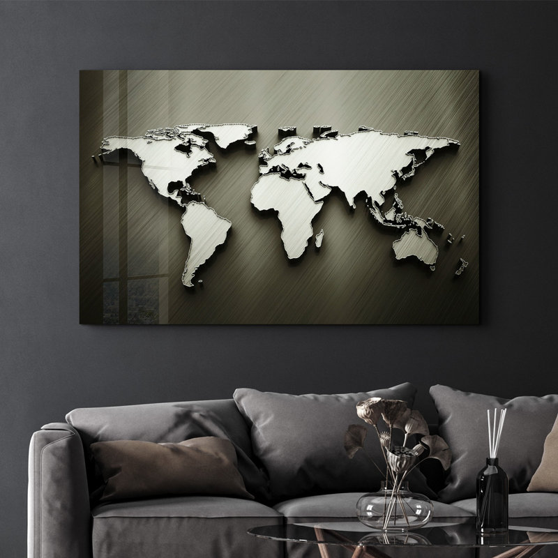 Élégante peinture murale en verre trempé de 13,8 po x 21,7 po | 100% verre trempé, épaisseur: 0,16 pouce | Imprimé UV pour des couleurs éclatantes | Parfait pour la décoration intérieure, le salon et les espaces de bureau
