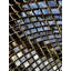 Carreau de mosaïque mural et mosaïque carré en verre pressé iridescent 0,325 po x 0,3125 po Galaxy-40591747