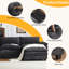 Fauteuil club en chenille noir 42 po Alberty (ensemble de 2) Alberty-125525119