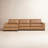 Jonie Genuine Leather 2-Piece Chaise Sectional-92300480-92300493