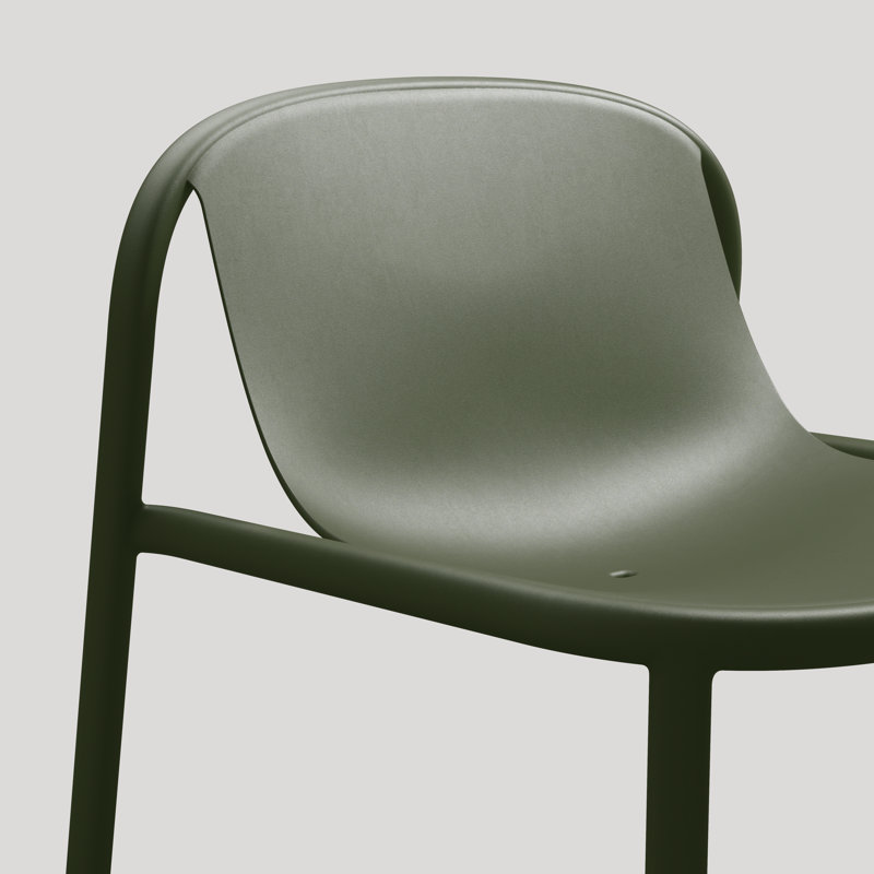 Decade Outdoor Lounge Chair, Green