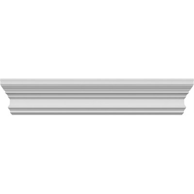 Endurathane Seville Crosshead, 146" Bottom Width x 149 1/4" Top Width x 5 1/2"H x 1/2"P, Factory Primed