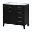 Meuble-lavabo 36 po avec lavabo et tiroirs 36 po-738745590