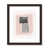 Walnut Matted Picture Framed