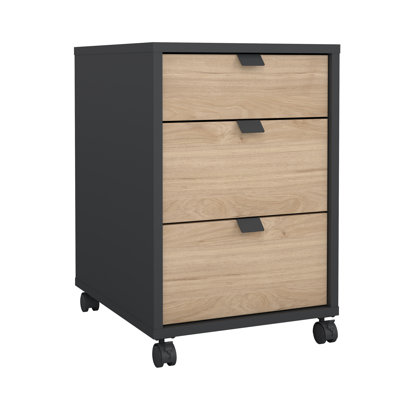 Embrie 16.06'' Wide 3 - Drawer Storage Cabinet
