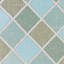 Tapis d'intérieur / extérieur multicolore à motif géométrique Whittier-30278178