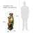 40" H Modern Outdoor Garden Fountain