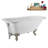 62" Streamline Clawfoot Tub,Tray,Drain, Clawfeet-101628983-102218228