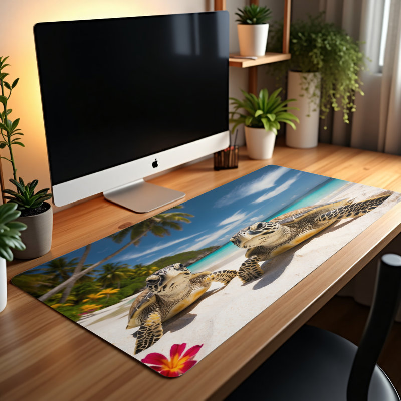 Polyester Desk Pad, 31.5x15.5