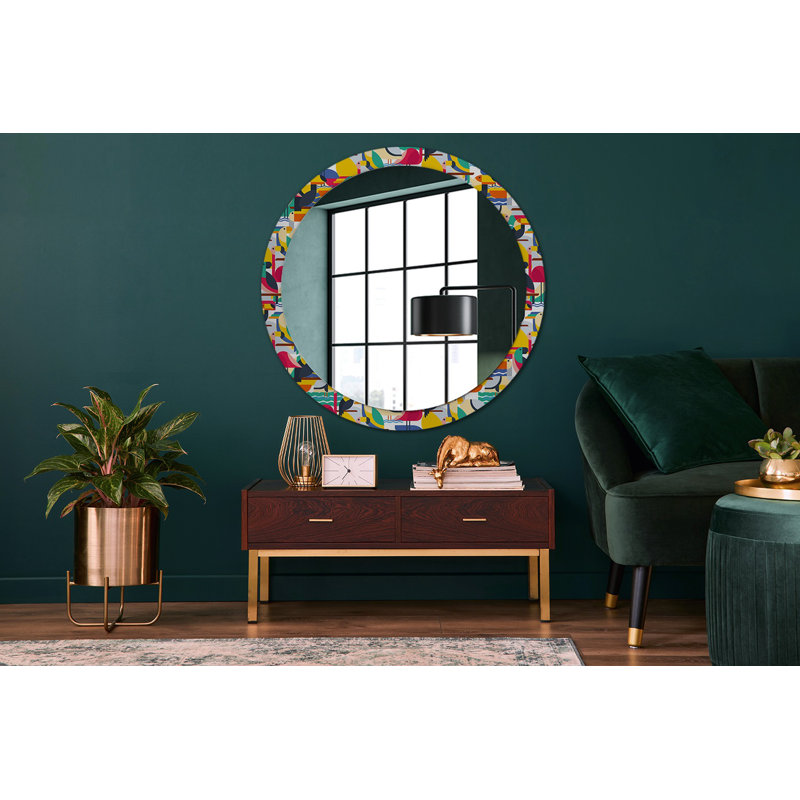 Huldar Glass Flat Wall Mirror