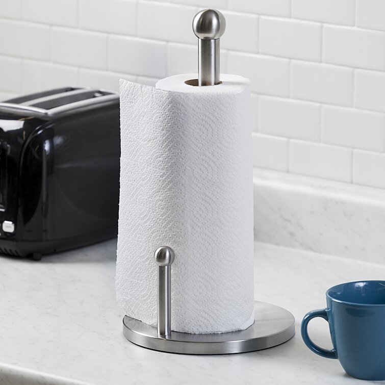 Prep & Savour Metal Free-Standing Paper Towel Holder