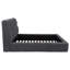 Grand lit plateforme à panneau tapissier gris 48 po Nollet-1520524565-1520524571