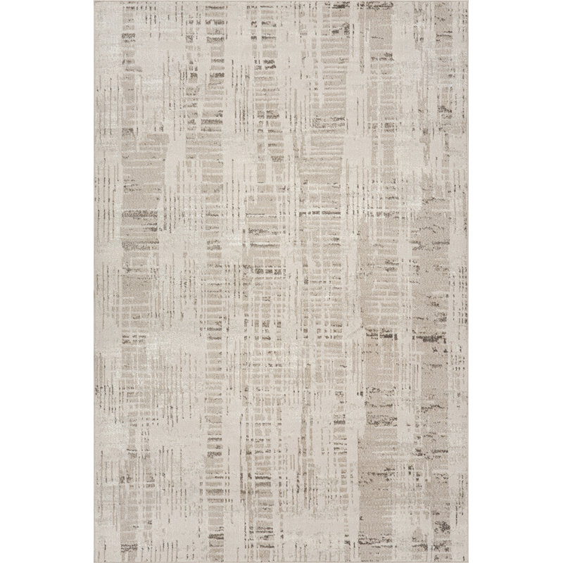  Virelai Rustic Abstract Washable Area Rug, Rectangle 8' x 10'