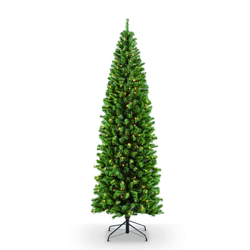7.5' Lighted Artificial Fir Christmas Tree