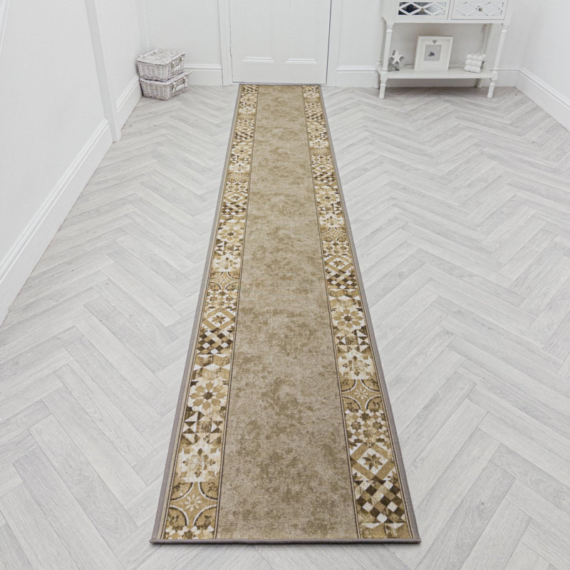 Runner Vintage Look Looped / Hooked Area Rug, Runner 80 x 210 cm