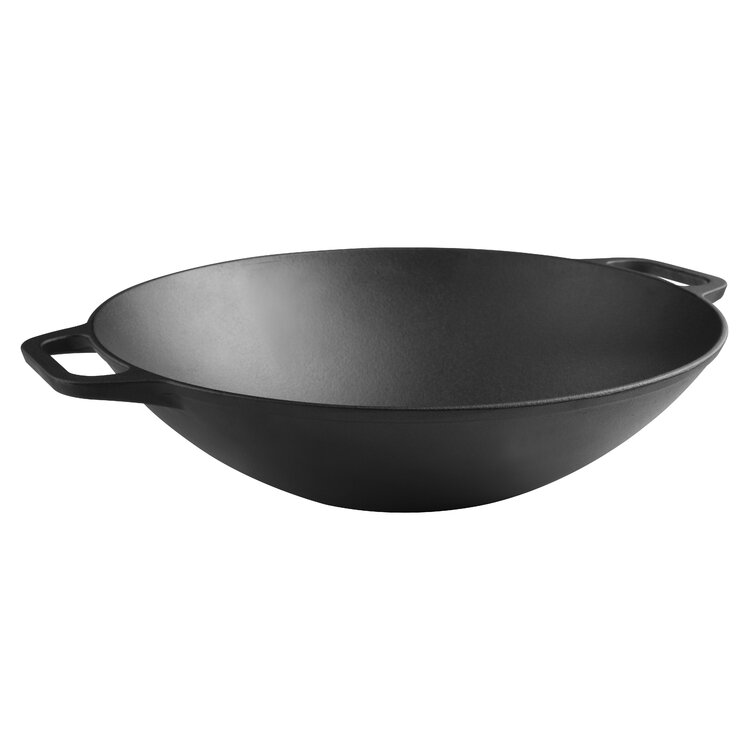 Victoria 10-Inch Cast Iron Comal Pizza Pan with 2 Side Handles, Preseasoned  with Flaxseed Oil, Made in Colombia, Black