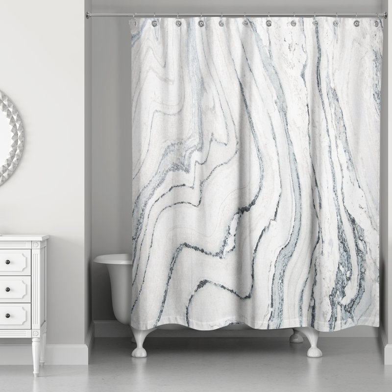 Kensa Abstract Shower Curtain