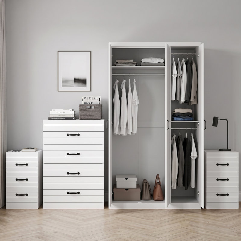 Allington 4 Piece Bedroom Set, White