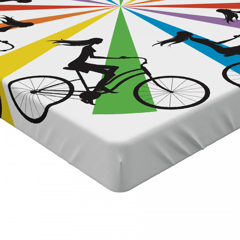 Feminine Microfiber Fitted Sheet, Full Fitted Sheet
