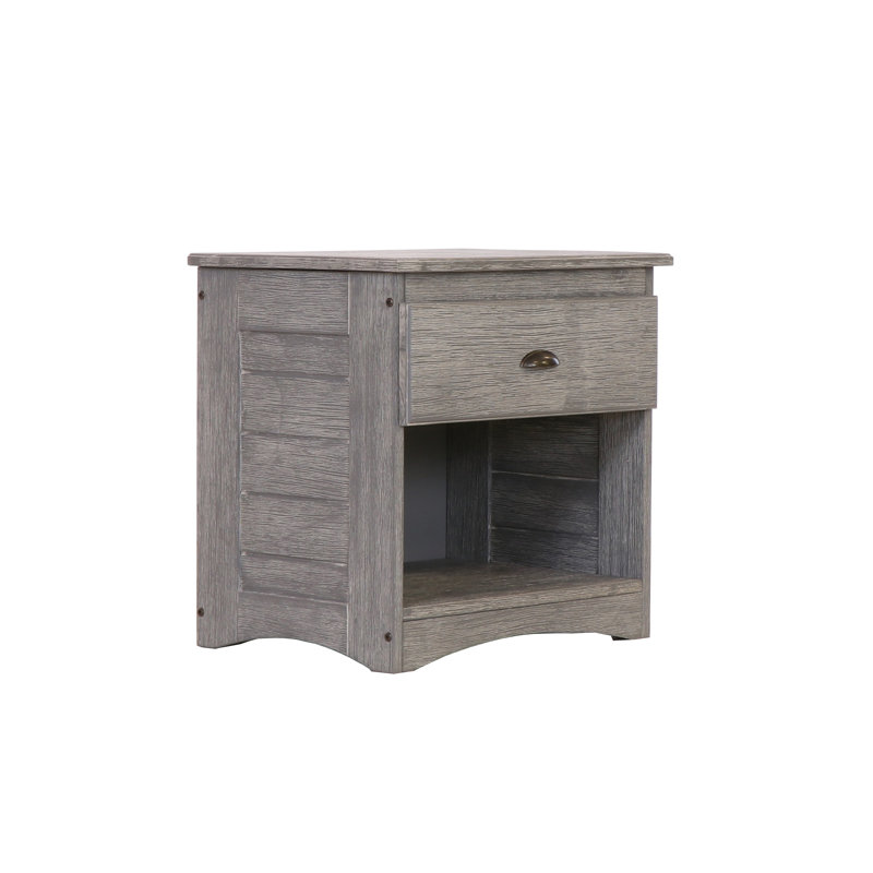 Table de chevet 1 tiroir Berard, Gris