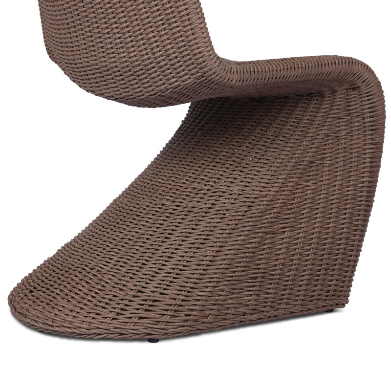 Portia Patio Chair, Tanned Weave
