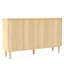 Buffet 59,74 "moderne en noyer avec rangement-1208344982