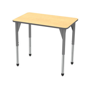 Table d'activité rectangulaire à hauteur réglable Premier Series