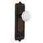 Egg & Dart Plate with White Porcelain Door Knob-1382428552-1397257937