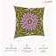 Housse de coussin géométrique en polyester