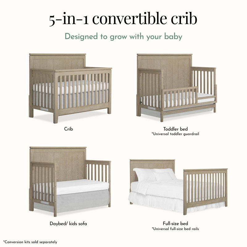 Oakley Convertible Crib, Sienna