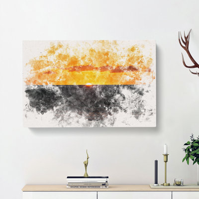 Goodbye To The Sun - Wrapped Canvas Print