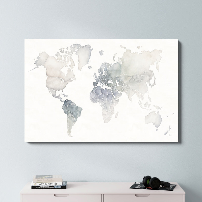 Aquarelle Wanderlust, H 32 po x l 48 po x P 1,25 po