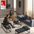 Round Coffee Table, Footstool-1907102460