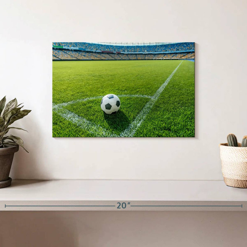 Soccer corner kick Sireci, H 8 po x l 12 po