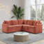 Canapé-lit modulaire en chenille en L 81,9 po-1926332058